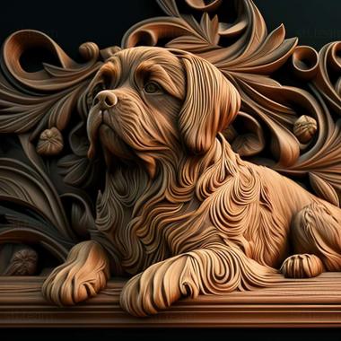 3D model Russian salon dog (STL)